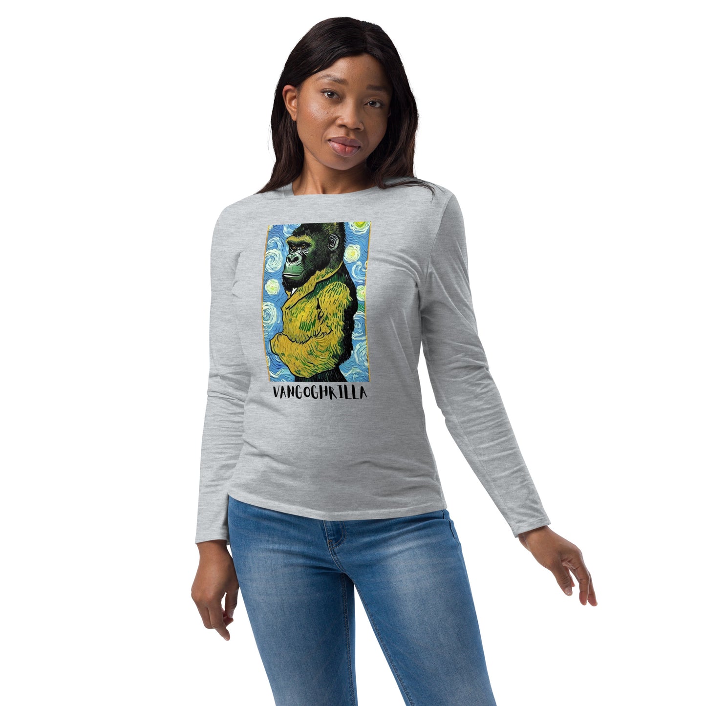 Van Goghrilla Unisex fashion long sleeve shirt